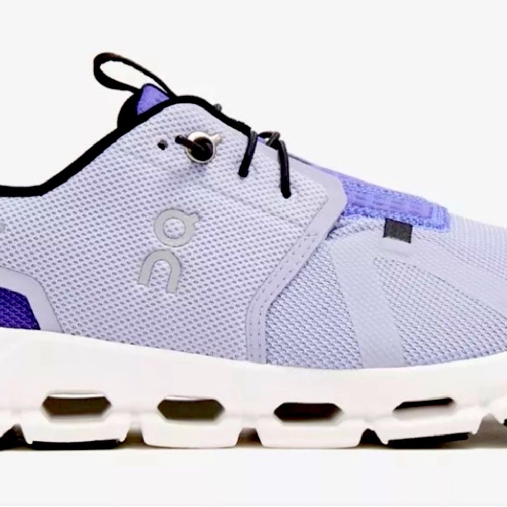 ON Cloud  Youth US 6Y Purple Mesh Lace Up Low Top Walking Sneakers- Brand New